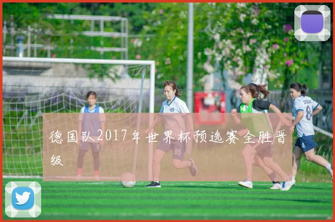 德国队2017年世界杯预选赛全胜晋级